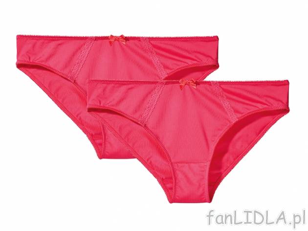 Majtki, 2 pary Esmara, cena 17,99 PLN za 1 opak. 
- figi lub typu hipster 
- rozmiary: ...
