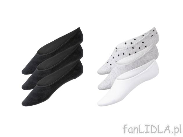 ESMARA® Stopki damskie, 3 pary** , cena 4,49 PLN 
ESMARA® Stopki damskie, 3 pary** ...
