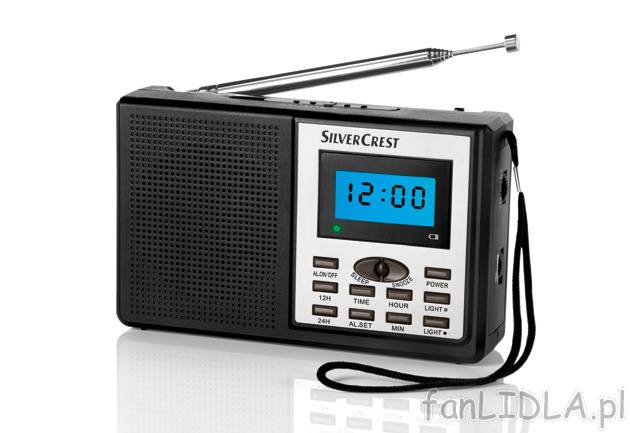 Radioodbiornik wielozakresowy Silvercrest, cena 39,99 PLN za 1 szt. 
- 8 pasmowe ...