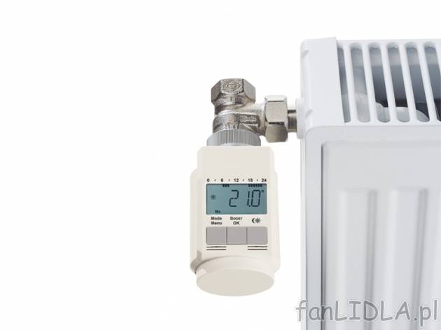 Głowica termostatyczna z możliwością programowania Powerfix, cena 59,90 PLN ...