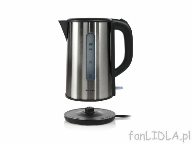 Czajnik elektryczny 3000 W Silvercrest Kitchen Tools, cena 0,00 PLN za 
- ze stali ...