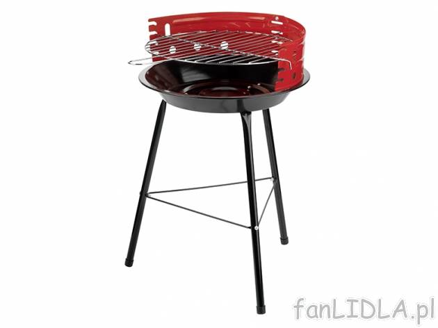 Grill okrągły o średnicy 35 cm , cena 19,99 PLN za 1 szt. 
- 4-stopniowa regulacja ...