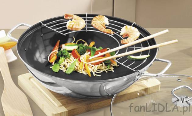 Elegancki wok ze stali szlachetnej cena 109PLN
- do szybkiego gotowania, pieczenia ...