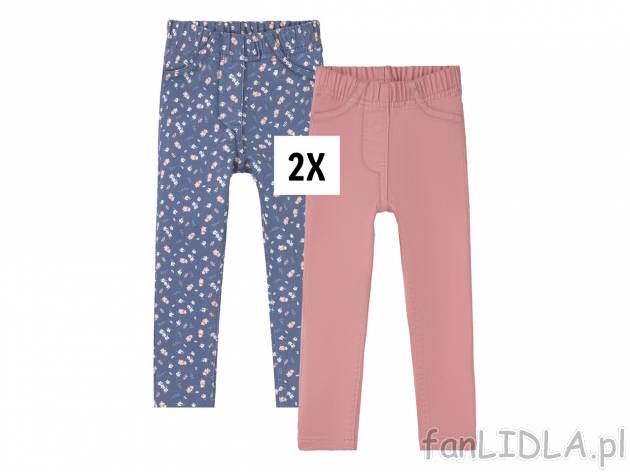 Tregginsy dziewczęce, 2 pary* , cena 16,99 PLN 
Tregginsy dziewczęce, 2 pary* ...