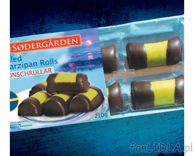 Szwedzkie roladki , cena 5,49 PLN za 210 g/1 opak. 
- 6 babeczek z delikatnego ...