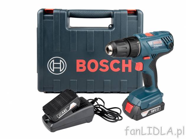 Wiertarkowkrętarka BOSH GSR 180-LI Professional , cena 577,00 PLN 
- do obróbki ...