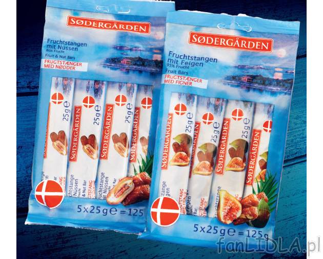 Pałeczki owocowe , cena 3,99 PLN za 125 g/1 opak. 
- Daktylowo-figowe lub daktylowe ...