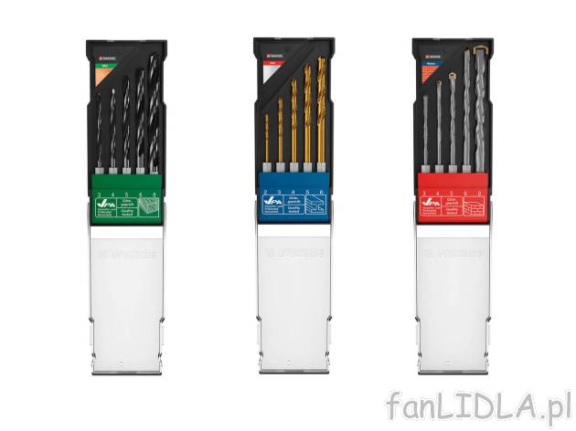 PARKSIDE® Zestaw 5 wierteł , cena 14,99 PLN 
PARKSIDE® Zestaw 5 wierteł 3 ...