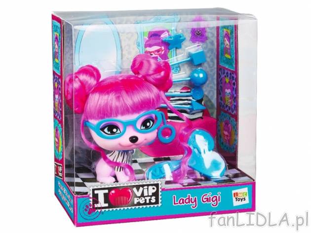 Figurki Vip Pets , cena 44,99 PLN za 1 opak. 
- w zestawie: figurka zwierzątka ...