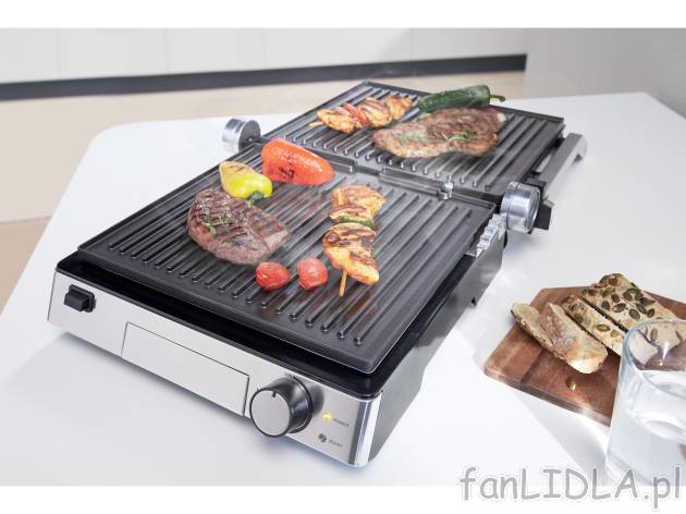 SILVERCREST KITCHEN TOOLS® Grill kontaktowy 3 , cena 219 PLN 
2000 W 
- 3 w 1: ...