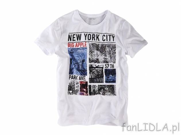 T-shirt damski lub męski , cena 19,99 PLN za 1 szt. 
- 3 wzory, damski S-L 
- 3 ...