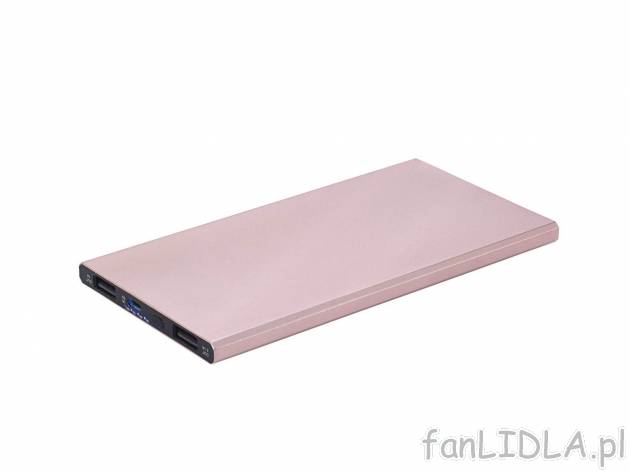 Powerbank 5000 mAh , cena 34,99 PLN 
- możliwość równoczesnego ładowania dwóch ...