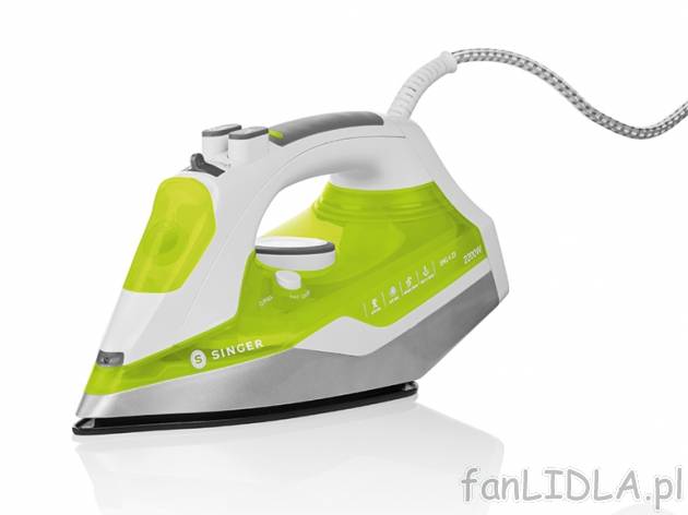 Żelazko Singer 2200 W , cena 69,90 PLN za 1 szt. 
- funkcja pionowego wyrzutu ...