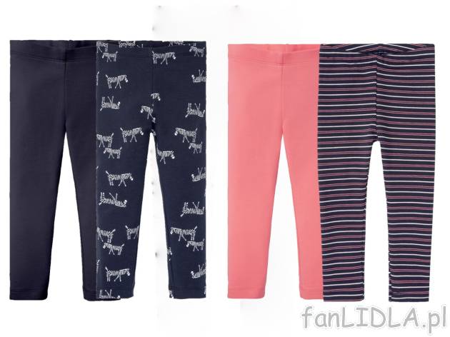 LUPILU® Legginsy termiczne dziewczęce, 2 pary* , cena 12,99 PLN 
LUPILU® Legginsy ...