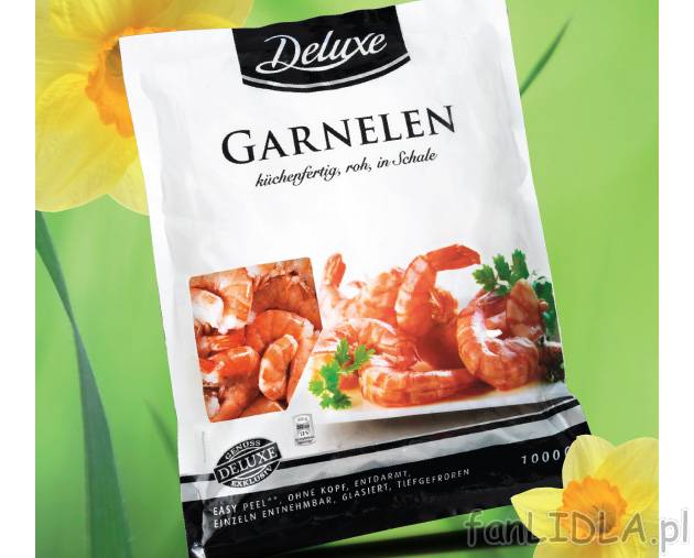 Krewetki olbrzymie , cena 39,99 PLN za 1kg/1opak. 
- surowe, glazurowane 
- po ...