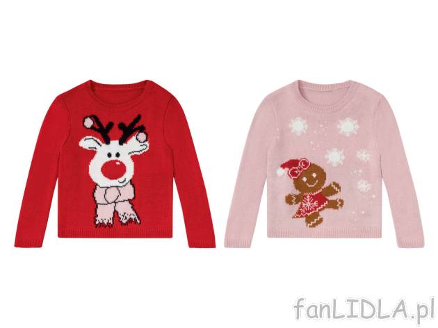 LUPILU® Sweter świąteczny z efektem świetlnym , cena 34,99 PLN 
LUPILU® Sweter ...