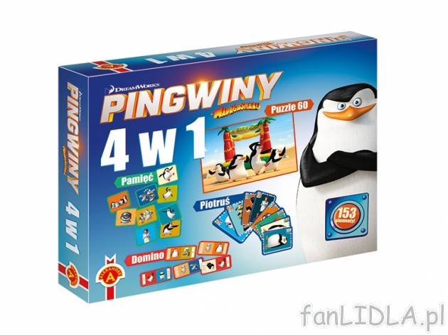 Gra 4 w 1 , cena 19,99 PLN za 1 szt. 
- 3 zestawy do wyboru 
- w zestawie: 
- pamięć ...