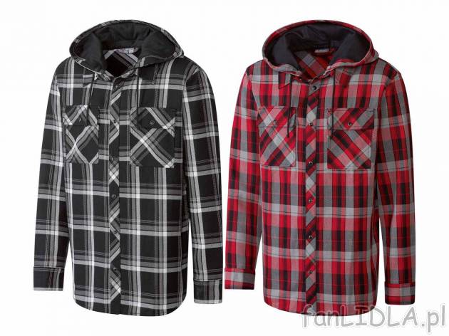 PARKSIDE® Bluza koszulowa męska z kapturem , cena 69,9 PLN 
PARKSIDE® Bluza ...
