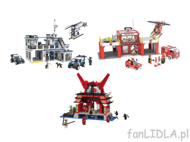 PLAYTIVE® Zestaw klocków , cena 99 PLN 
PLAYTIVE® Zestaw klocków 3 zestawy ...