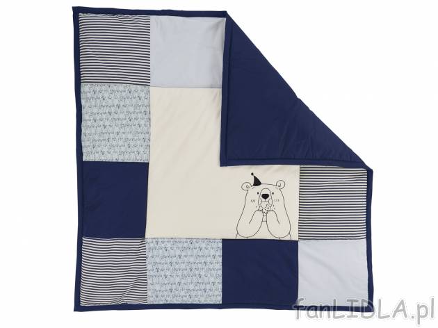 Mata niemowlęca 115 x 115 cm , cena 59,90 PLN. Mata dla niemowląt w stylu patchworkowym. ...