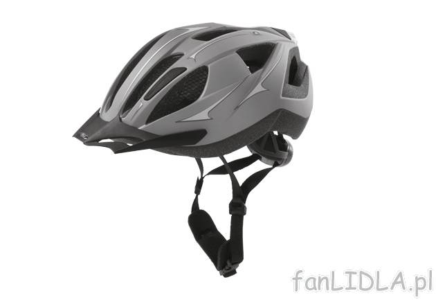 Kask rowerowy In-Mold , cena 49,00 PLN za 1 szt. 
- skorupa zewnętrzna z odpornego ...
