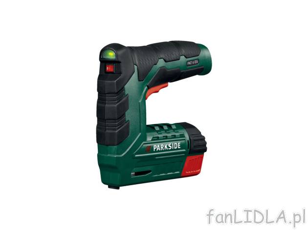 PARKSIDE® Zszywacz akumulatorowy 4 V , cena 89,9 PLN 
PARKSIDE® Zszywacz akumulatorowy ...