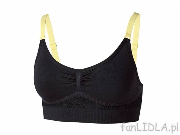 Bezszwowy biustonosz sportowy , cena 24,99 PLN za 1 szt. 
- rozmiary: S-XL 
- ...