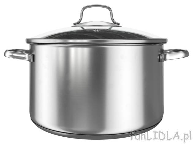 ERNESTO® Garnek ze stali szlachetnej z pokrywką Ø 24 cm , cena 89,9 PLN 
ERNESTO® ...