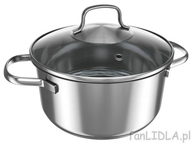 ERNESTO® Garnek ze stali szlachetnej z pokrywką Ø 20 cm , cena 69,9 PLN 
ERNESTO® Garnek ...