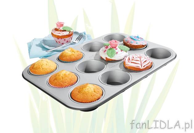 Forma do pieczenia muffinek , cena 19,99 PLN za 1 szt. 
- do wyboru: na 12 lub ...