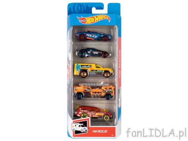 HOT WHEELS® Zestaw 5 samochodzików* , cena 5,99 PLN