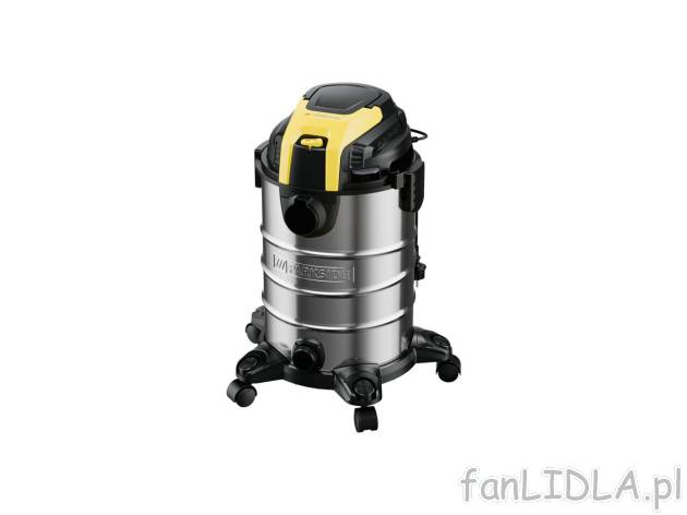 PARKSIDE® Odkurzacz do pracy na mokro i sucho 1400 W - , cena 259 PLN 
 
- teleskopowa ...