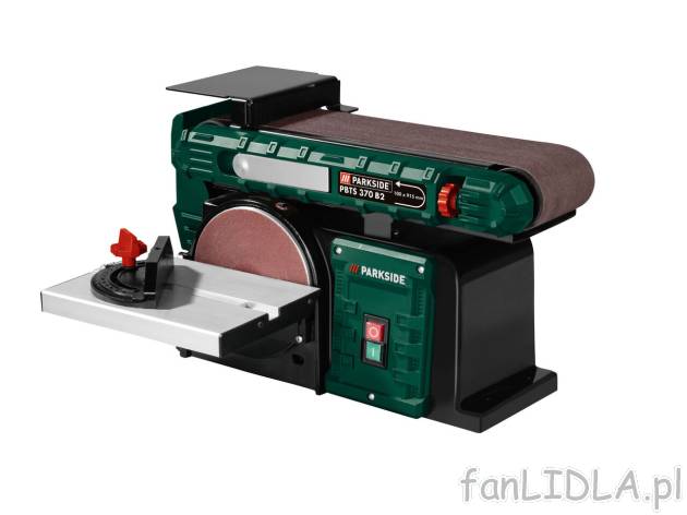 PARKSIDE®  PBTS 370 B2 Szlifierka taśmowotalerzowa 370 W , cena 429 PLN 
 
- ...