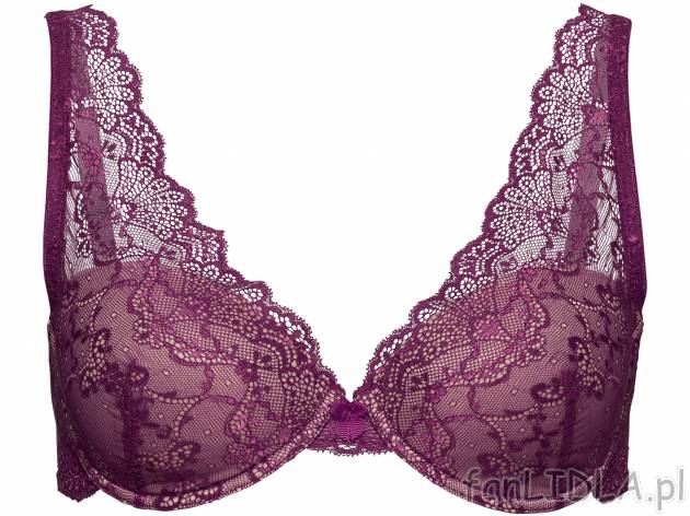 Biustonosz typu bralette z koronką , cena 22,00 PLN  
-  rozmiary: 75B, 80B, 80C, 85B