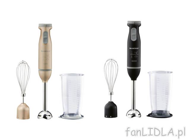 SILVERCREST KITCHEN TOOLS® Blender ręczny 600 , cena 74,9 PLN 
z zestawem akcesoriów ...