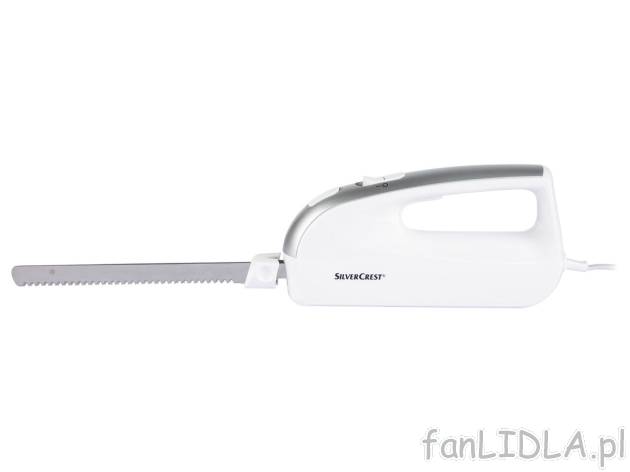 SILVERCREST KITCHEN TOOLS® Nóż elektryczny , cena 69,9 PLN 
 120 W 
- ostrza ...