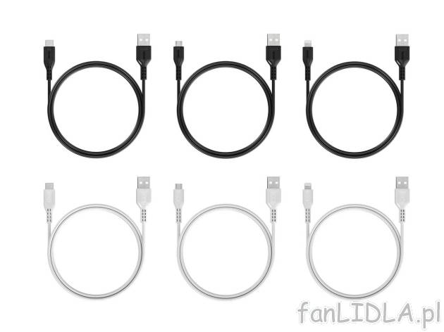 TRONIC® Kabel USB do ładowania i przenoszenia danych - , cena 17,99 PLN 
TRONIC® Kabel ...