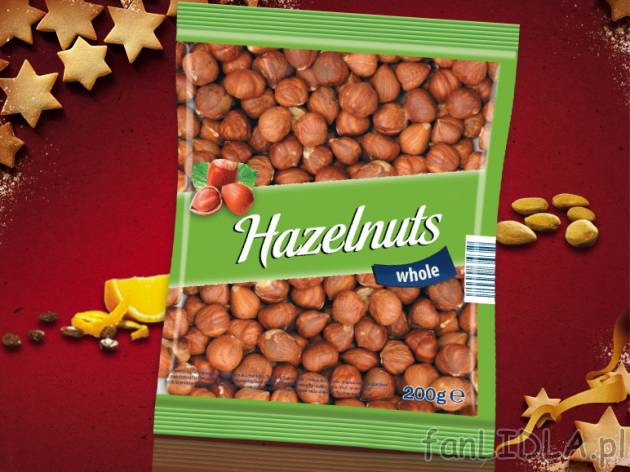 Orzechy laskowe , cena 7,99 PLN za 200 g, 100g=4,00 PLN. 
- Łuskane orzechy laskowe ...