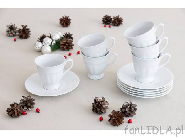 CHODZIEŻ 1852® Porcelanowy zestaw kawowy Maria , cena 79,9 PLN 
 
- w zestawie: ...