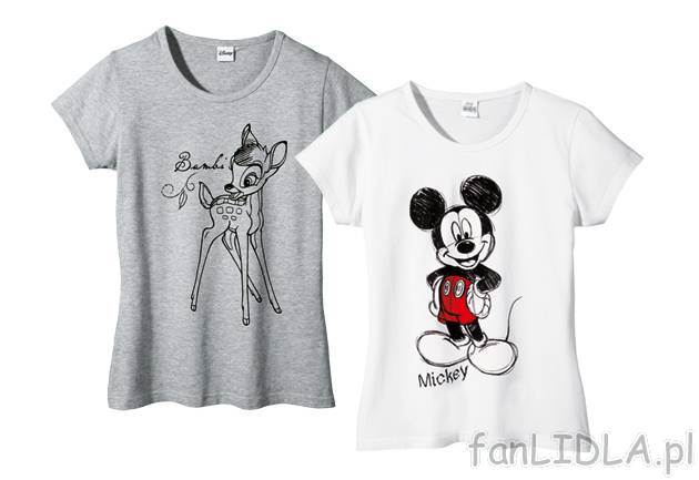 T-shirt z nadrukiem , cena 21,99 PLN za 1 szt. 
- materiał: 100% bawełna lub ...