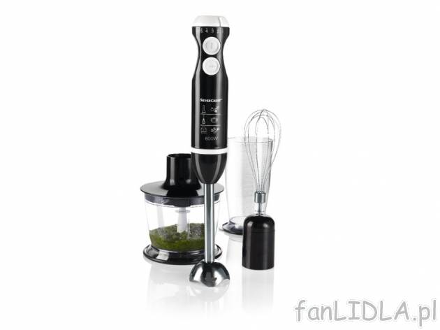 Blender ręczny 600 W - zestaw Silvercrest, cena 79,00 PLN za 1 szt. 
- do miksowania, ...