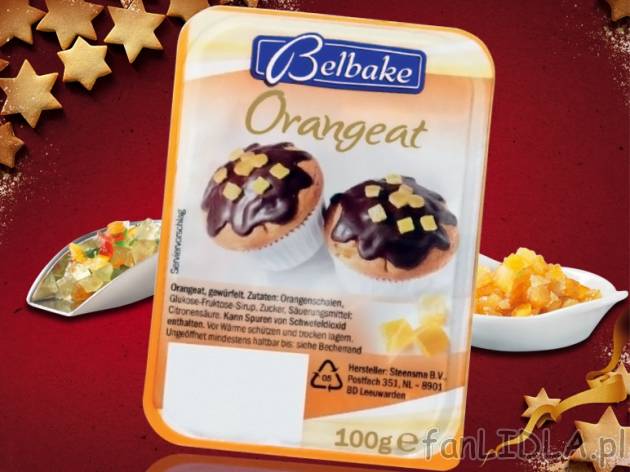 Kandyzowane owoce , cena 2,22 PLN za 100 g 
- Gama pysznych dodatków do pieczenia. ...