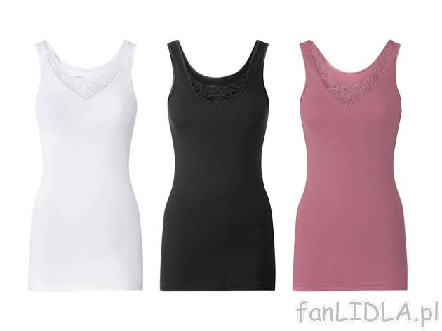 ESMARA® Top damski z bawełny , cena 16,99 PLN 
 3 wzory 
- rozmiary: S-XL*
- ...