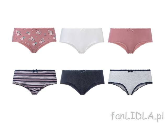 esmara® Majtki damskie, 3 pary , cena 10,99 PLN 
esmara® Majtki damskie, 3 ...