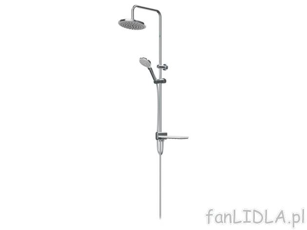 LIVARNO HOME® Zestaw natryskowy z deszczownicą , cena 189 PLN 

- łatwe czyszczenie, ...