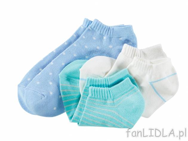 Skarpetki 3 pary Esmara, cena 11,99 PLN za 3 pary 
- rozmiary: 35-42 
- 3 zestawy ...