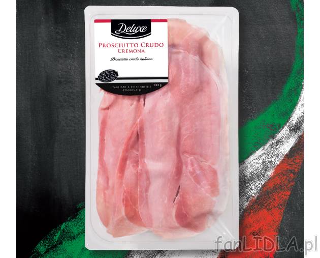 Włoska szynka gotowana , cena 7,99 PLN za 120 g/1 opak. 
-  Bardzo krucha i aromatyczna.