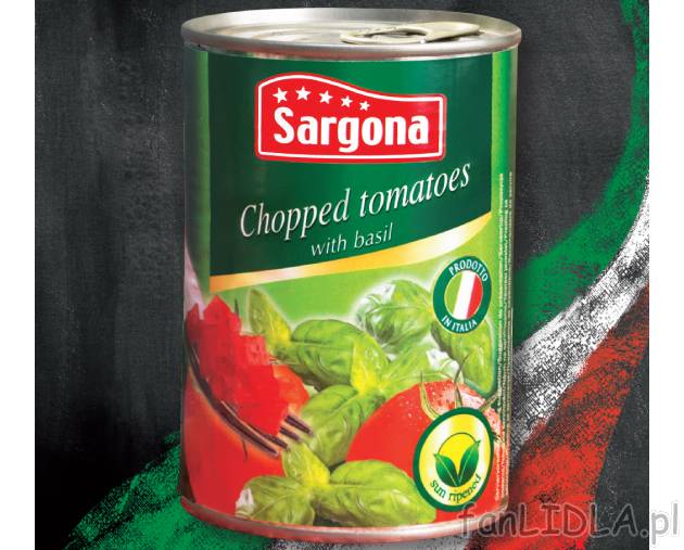 Siekane pomidory , cena 3,49 PLN za 425 ml/1 opak. 
- Wymarzona podstawa sosów ...