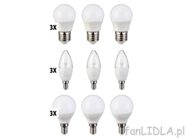 LIVARNO HOME® Żarówka LED, 3 szt. , cena 12,99 PLN 
LIVARNO HOME® Żarówka ...