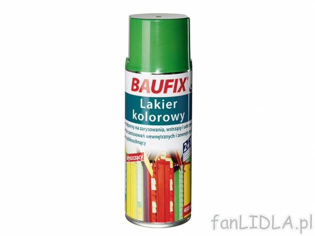 Lakier kolorowy , cena 9,99 PLN za 1 szt. 
- różne kolory do wyboru 
- 400 ml=1 ...